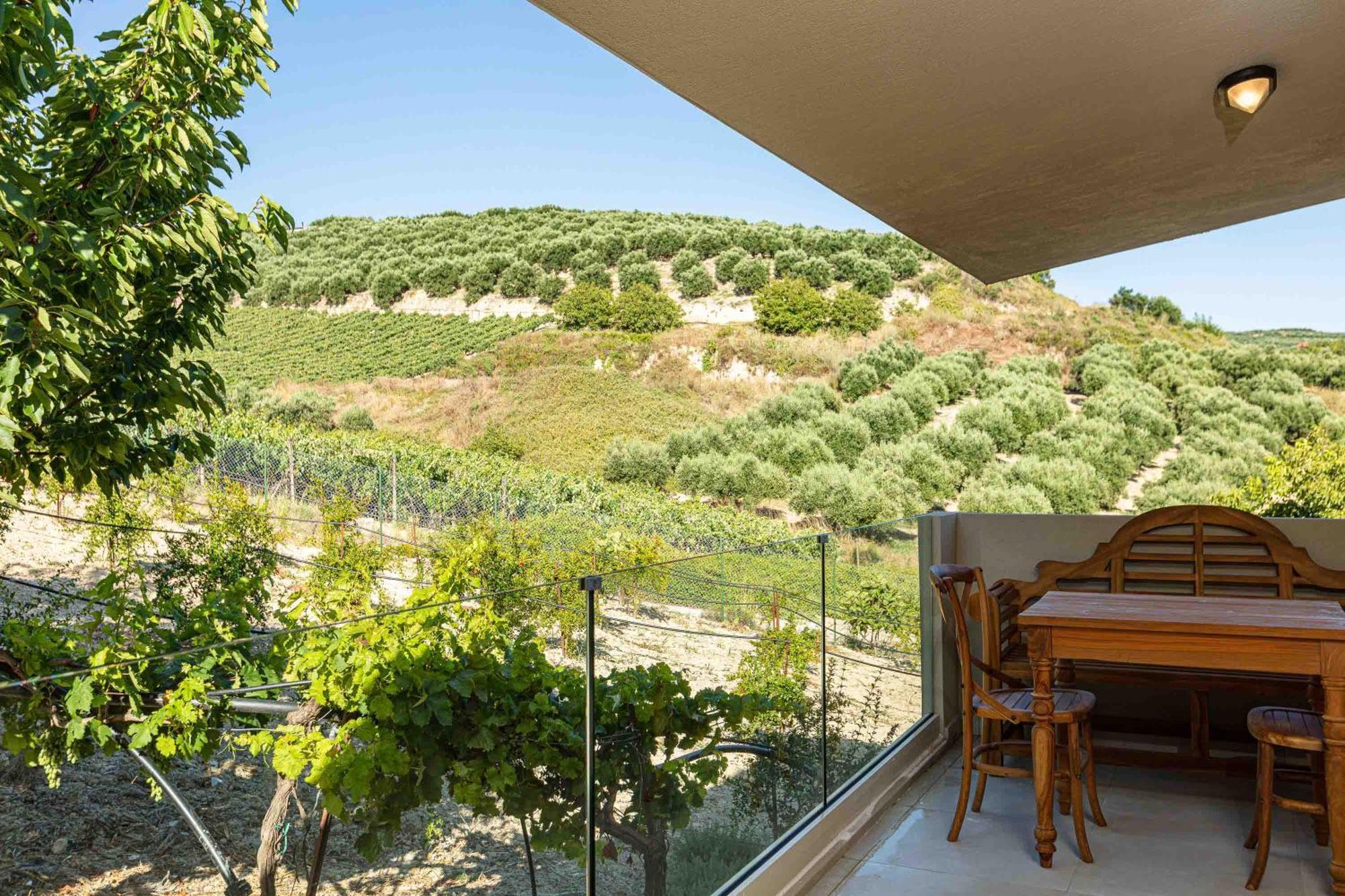 Villa Mantilari Wine Estate 7 Apartments 2 Private Pools 1 Heated Tennis Court Fitness Center Archanes Room photo